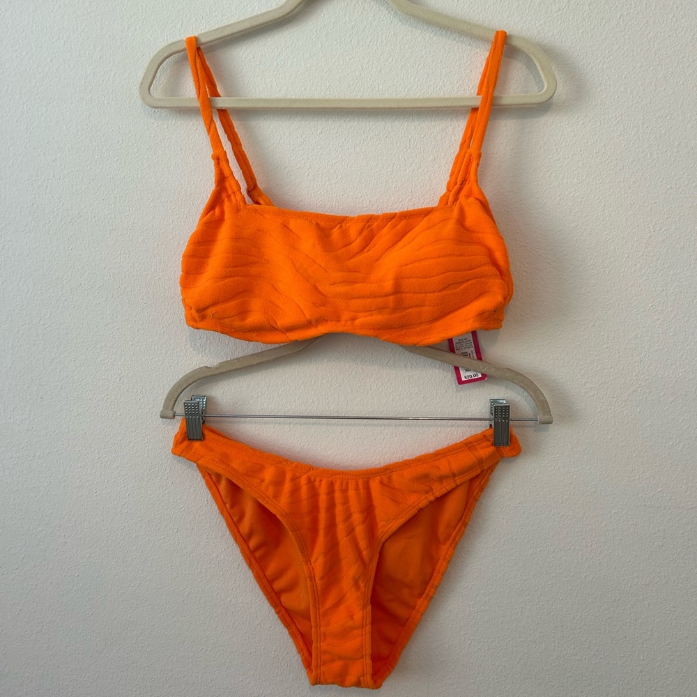 Vibrant Orange Bikini Set
